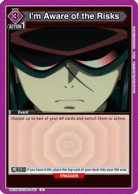 I'm Aware of the Risks card image