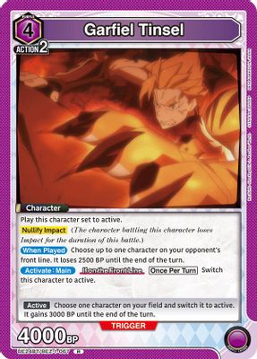 Garfiel Tinsel card image