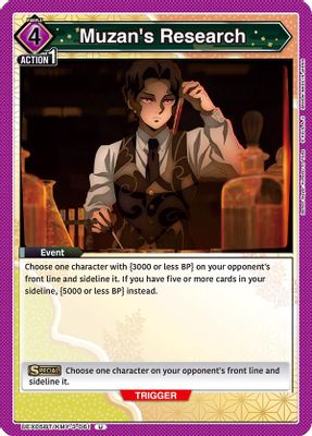 Muzan's Research card image
