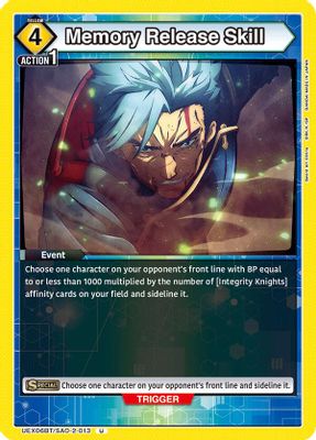 Memory Release Skill
