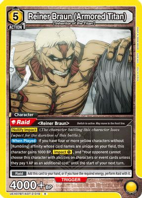 Reiner Braun (Armored Titan) card image