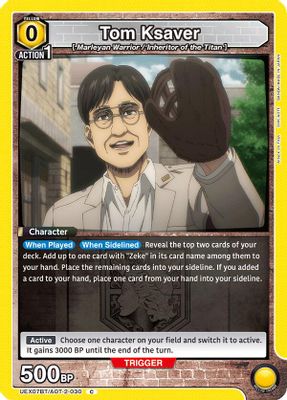 Tom Ksaver card image