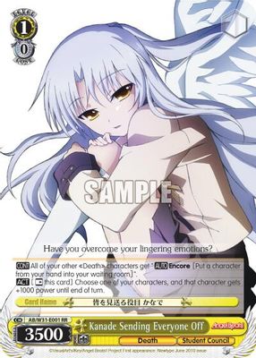 Kanade Sending Everyone Off
