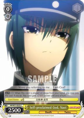 Self-proclaimed God, Naoi card image