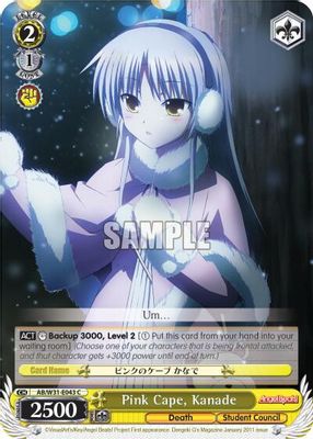 Pink Cape, Kanade card image