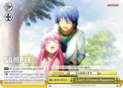 A Girl's Ultimate Happiness card image