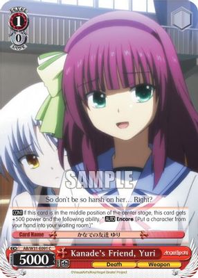 Kanade's Friend, Yuri card image