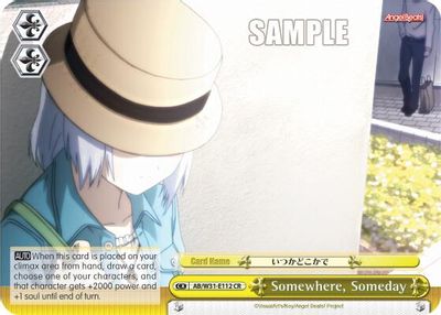 Somewhere, Someday card image