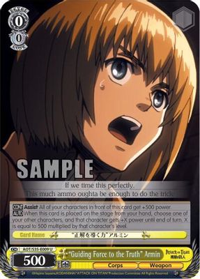 "Guiding Force to the Truth" Armin card image