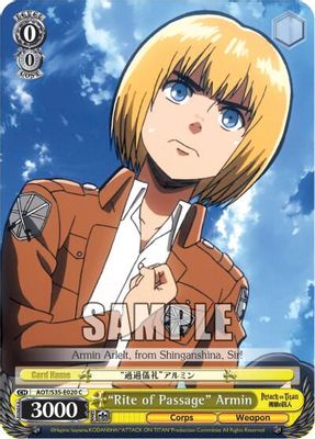 "Rite of Passage" Armin card image