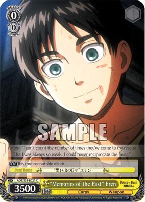 "Memories of the Past" Eren card image