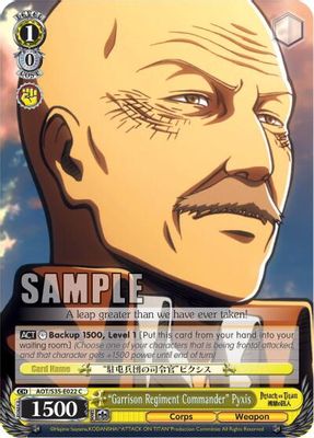"Garrison Regiment Commander" Pyxis card image