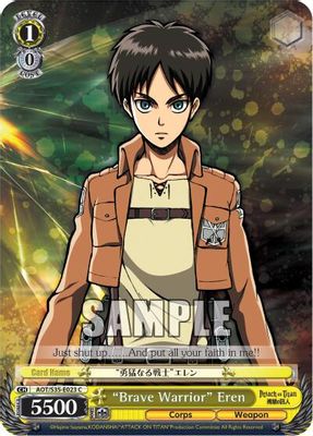 "Brave Warrior" Eren card image