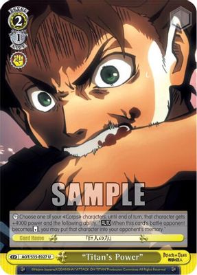 "Titan's Power" card image