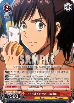 "Bold Crime" Sasha card image