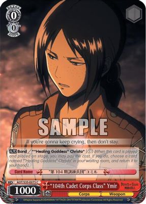 "104th Cadet Corps Class" Ymir card image