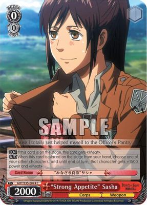 "Strong Appetite" Sasha card image