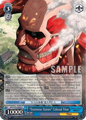 "Enormous Stature" Colossal Titan card image