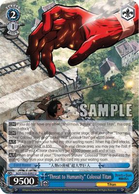 "Threat to Humanity" Colossal Titan
