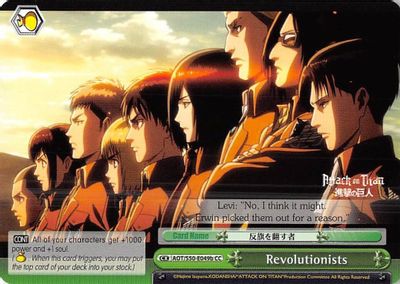 Revolutionists card image