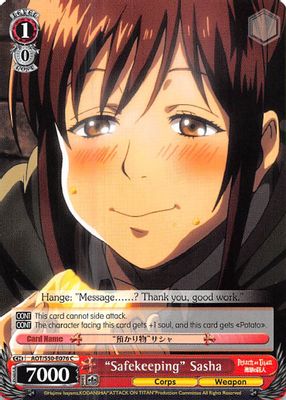 "Safekeeping" Sasha card image