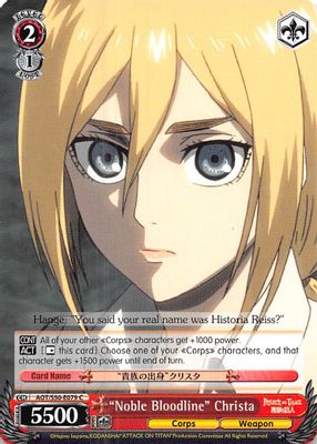 "Noble Bloodline" Christa card image