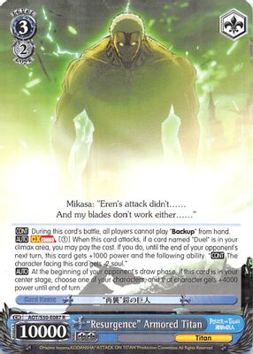 "Resurgence" Armored Titan card image