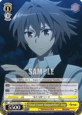 "Dead Count Shapeshifter" Sieg card image