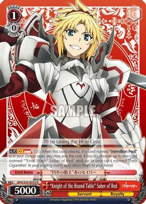 "Knight of the Round Table" Saber of Red