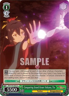 Conquering Grand Gruen Volcano, Tio card image