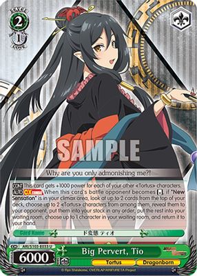 Big Pervert, Tio card image