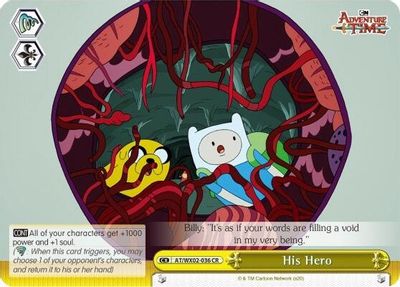 His Hero card image