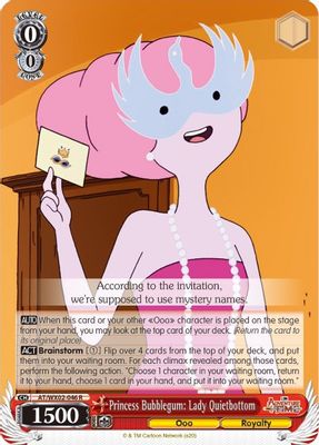 Princess Bubblegum: Lady Quietbottom