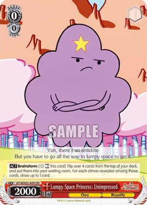 Lumpy Space Princess: Unimpressed card image