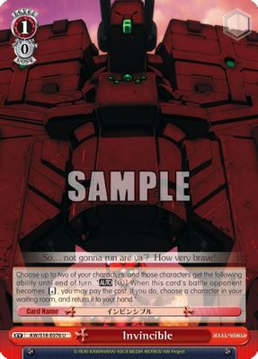 Invincible card image