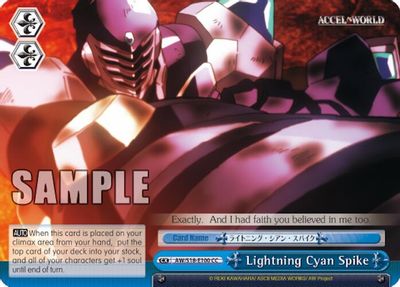 Lightning Cyan Spike card image