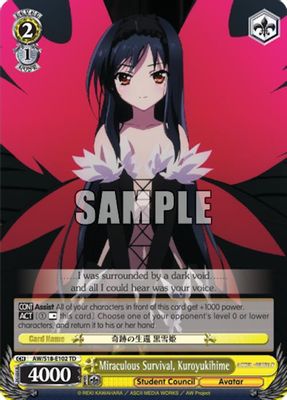 Miraculous Survival, Kuroyukihime card image