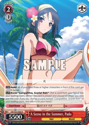 A Scene in the Summer, Pado card image