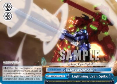 Lightning Cyan Spike card image