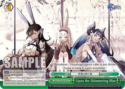 Upon the Shimmering Blue card image