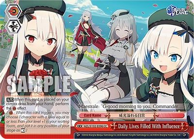 Daily Lives Filled With Influence card image