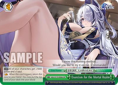 Exorcism for the Mortal Realm card image