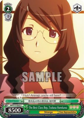 The Best Class Rep, Tsubasa Hanekawa card image