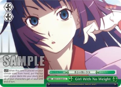 Girl With No Weight card image