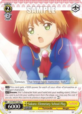 Sakura: Elemetary School Play card image
