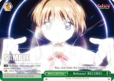 Release! RECORD! card image