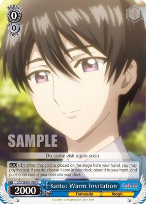 Kaito: Warm Invitation card image
