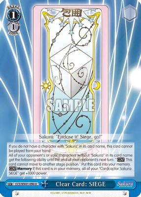 Clear Card: SIEGE card image