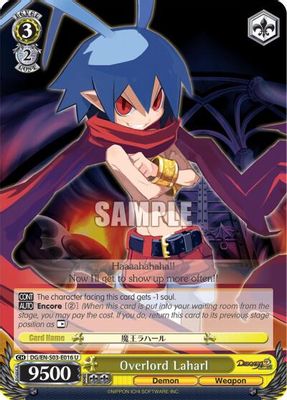 Overlord Laharl card image