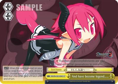 And have become legend...... card image